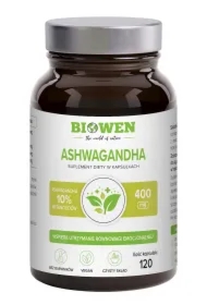 Ashwagandha ekstrakt (400 mg) Suplement diety
