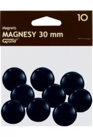 Magnes 30mm czarny (10 szt) GRAND