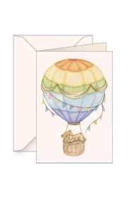 Karnet B6 + koperta 6137 Pluszowy miś balon