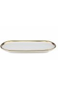 Фото - Інший посуд Taca dekoracyjna Lovia White Gold 32 cm