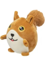 Wiewiórka, zabawka, dla psa, plusz, 13 cm, z efektem pamięci