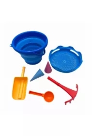 Zestaw zabawek do piaskownicy, niebieski