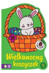 Wielkanocne kolorowanki. Wielkanocny koszyczek 1