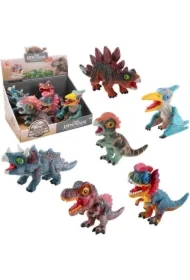 Dinozaur gumowy z głosem MIX