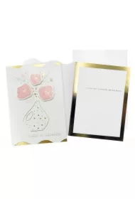 Karnet B6 Najlepsze życzenia kwiaty