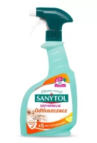 Spray do kuchni o zapachu cytrusów czyści odtłuszcza i dezynfekuje