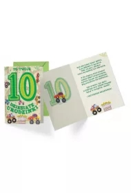 Karnet B6 PR-310 Urodziny 10