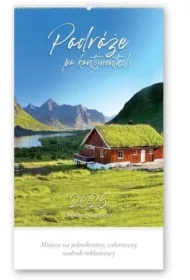 Kalendarz 2026 reklamowy Podróże po kontynentach