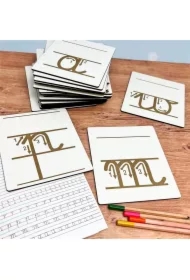 Alfabet do nauki pisania - małe litery