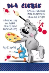 Karnet Happy B6 + koperta wzór nr 20