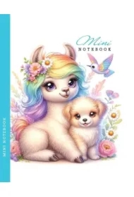 Notatnik 128x165 48K gładki Lama i piesek