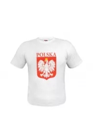 Koszulka z nadrukiem biała M