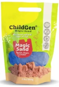 Piasek kinetyczny naturalny niebieski 907g