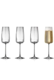 Kieliszki do szampana ze szkła kryształowego Zero 12268