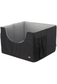 Fotelik samochodowy, dla psa/kota, czarny/szary, 45 x 28 x 40 cm