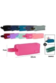 Piórnik dwukomorowy z uchwytem MIX