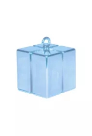 Ciężarek do balonów Prezent jasny niebieski