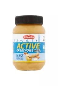 Krem orzechowy bez dodatku soli i cukru ACTIVE bezglutenowy