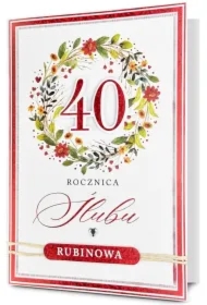 Karnet Rocznica ślubu 40