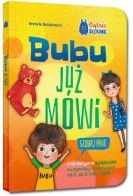 Bubu już mówi. Szukaj mnie! interaktywna książeczka do stymulacji mowy dziecka od 2. do 5. roku życia