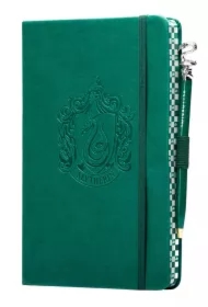 Harry Potter: Slytherin, notatnik w miękkiej oprawie z długopisem