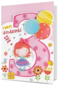 Karnet B6 Urodziny 3