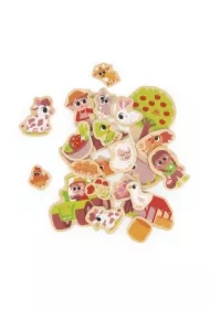 Zestaw drewnianych magnesów Na farmie