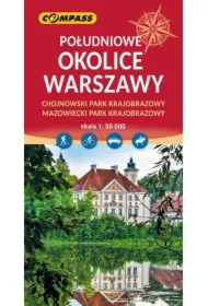 Południowe okolice Warszawy mapa skala 1 : 50 000
