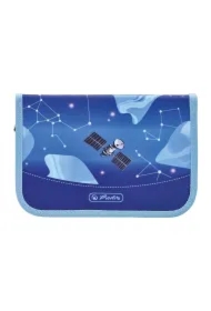 Piórnik rozkładany 2 klapki z wyposażeniem Cosmic Explorer