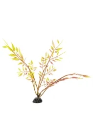 Roślina, do dekoracji akwarium, żółta, plastikowa, 20 cm, młody beniaminek