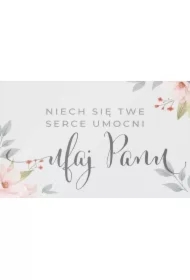 Magnes na lodówkę - Niech się twe serce umocni