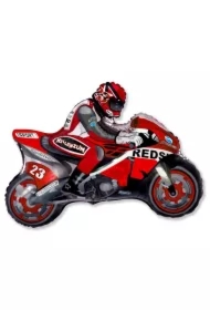 Balon foliowy Motor czerwony