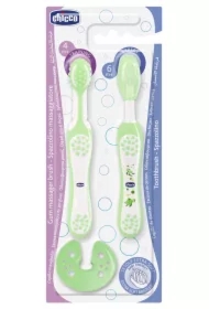 Zestaw szczoteczek do dziąseł i zębów 4m+