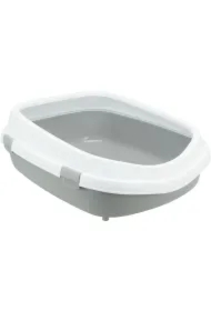 Primo XXL, kuweta, biały/szary, 56 x 25 x 71 cm, z ramką