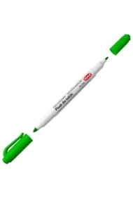 Marker suchościeralny dwustronny zielony