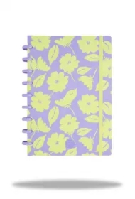 Kołobrulion B5 Flores Lila z gumką