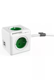 PowerCube Extended USB 1,5 m GREEN