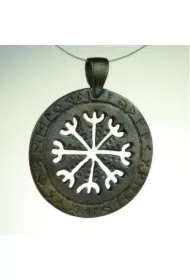 Tarcza algizowa AEGISHJALMUR, brąz