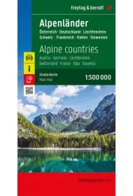Mapa Kraje Alpejskie 1:500 000