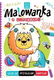 Uczę się, przyklejam, koloruję. Malowanka z...