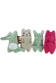 Zwierzęta, zabawka, dla kota, plusz, 11 cm, z kocimiętką