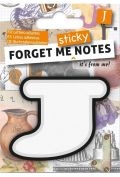 Фото - Папір KART Forget me sticky. Notes  samoprzylepne litera J 