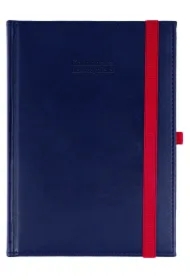 Kalendarz nauczyciela 2025/2026 A5 Nebraska gumka granatowy