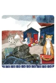 Podkładka pod kubek C129 Kot w porcie