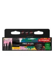 Marker Free Acrylic czarny