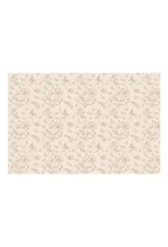 Obrus beżowe Kwiaty 180x120cm
