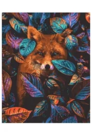 Malowanie po numerach - Lis w liściach