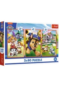 Puzzle 3x80 el. Psia zgraja