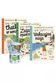 Pakiet Gaja z Gajówki. Tomy 1-3: Chatka w sercu lasu, Zagadka opuszczonej wsi, Wakacyjna misja + Kubek Gaja z Gajówki