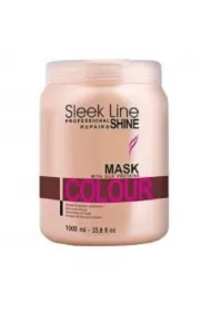 Sleek Line Colour Mask maska z jedwabiem do włosów farbowanych
